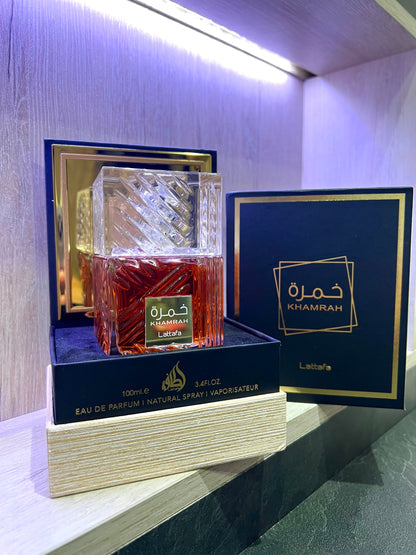 DÚO PERFUMES ( Khamrah + Bharara King ) + Regalo Perfumero 🎁